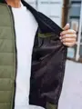 Moderná zelená bomber bunda skl.