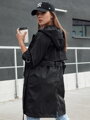 MODERNS dámska parka bunda čierna Dstreet TY4390