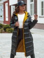 BETHANNY dámsky prešívaný kabát/bunda čierna Dstreet TY4552