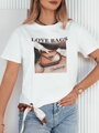 T-shirt damski LOBAG biały Dstreet RY2409