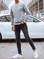Pánska mikina bez kapucne, šedá Dstreet BX5737