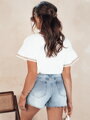 Dámske jeansové šortky HOTSHORT modré SY0366