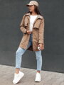 FASHLOVE dámska bunda parka, tmavo béžová, Dstreet TY4391