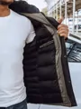 Trendová pánska khaki bunda