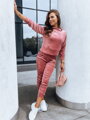 Dámska ružová velúrová súprava SO COMFY Dstreet AY0886
