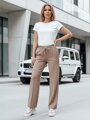 Dámske teplákové nohavice DRESSANIK béžové UY2701