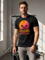 Men's Summer Vibes bedrucktes T-Shirt schwarz Dstreet NX047R