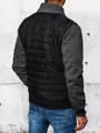 Čierna prešívaná pánska bunda