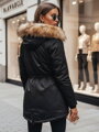 Čierna zimná dámska bunda VIXEN TY3874