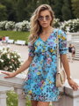 Dámske elegantné šaty RIVIERA modré EY2496
