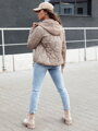Dámska zimná bunda WINDGLAM camel Dstreet TY4421