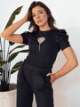 Bluzka damska LERRIS czarna Dstreet RY2519