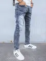 Modré pánske džínsy