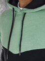 Pánska basic mint mikina s kapucňou Dstreet BX5876