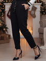 Dámske nohavice oversize NADIFORMAL chinos čierne UY2259