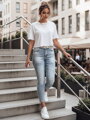 Dámske nohavice FASHIONIX rifľové UY2708