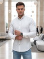 Pánska slim fit košeľa biela DX2693