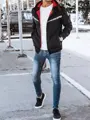 Pánska trendová čierna bunda