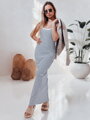 Dámske šaty maxi SUMMER modré EY2611