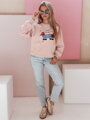 Dámske rifľové nohavice slim fit s opaskom SLIMLEN modré UY2349