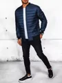 Granátová prešívaná bomber bunda