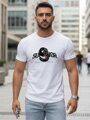 Bedrucktes Feuerwehr-T-Shirt mit Totenkopf für Männer NX054R
