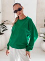 Zelená dámska mikina CALIFORNIA DREAM oversize s nápisom BY1196