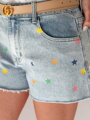 Dámske jeansové šortky STARSHINE modré SY0463