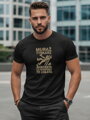 Bedrucktes Feuerwehr-T-Shirt mit Totenkopf für Männer NX054R