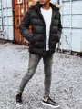 Pohodlná čierna bunda pre pánov