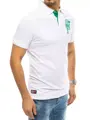 Biele POLO tričko s výšivkou.