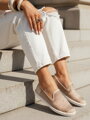 Dámske espadrilky SHINE zlaté ZY0061