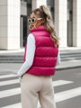 Fuksiová dámska športová vesta RASBERRY BUSH TY3808