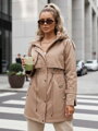 BRENS dámska bunda parka béžová Dstreet TY4232