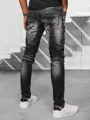 Štýlové čierne džínsové nohavice