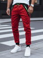 Pánske červené tepláky Dstreet UX4442