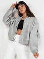 BONDAI dámska bomber bunda sivá Dstreet TY4146
