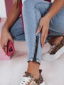 Dámske rifľové nohavice skinny stredný pás ZIPSTYLE UY2392