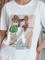 T-shirt damski BRAVIS biały Dstreet RY2616