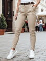 Dámske chino nohavice s opaskom MODELA cappuccino UY2566