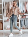 Dámske rifľové nohavice skinny STOLINE modré UY2479