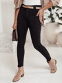 Dámske nohavice SKINTRA typu skinny čierne UY2218
