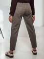 Dámske nohavice one size LEOCINCIN s opaskom khaki UY2262