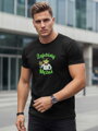 Bedrucktes Feuerwehr-T-Shirt mit Totenkopf für Männer NX054R