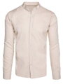 Košeľa pánska casual béžová Dstreet DX2651