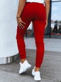 Trendové červené tepláky FITS UY0533