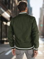 Pánska prechodná bomber bunda zelená Dstreet TX5024