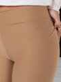 Dámske legíny push up camelové UY2734
