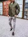 Jedinečná zelená prešívaná bunda.