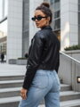 Čierna dámska bunda MOLTION TY4158